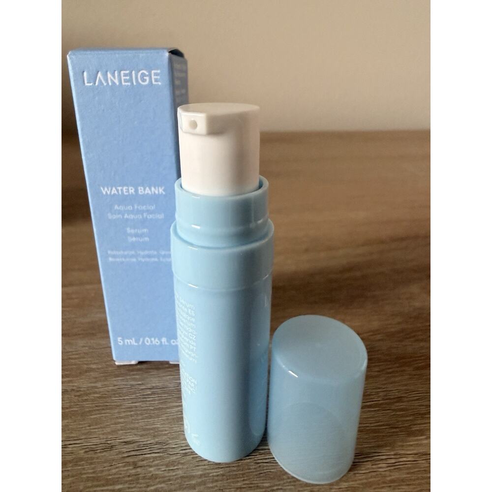 Laneige Water Bank Mini Set Cleanser Serum Lip Sleeping Mask Berry New - Picture 8 of 12
